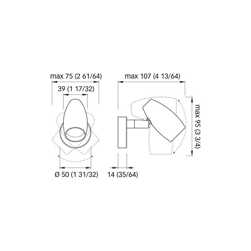 Quick Adjustable Nautical Boat Light Model Olivia FASP2202CC10D00