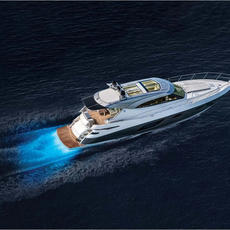 Hella Marine Apelo A3 LED-U-Boot-Leuchte Bronze B/Nautical Blue 2LT 016 830-001
