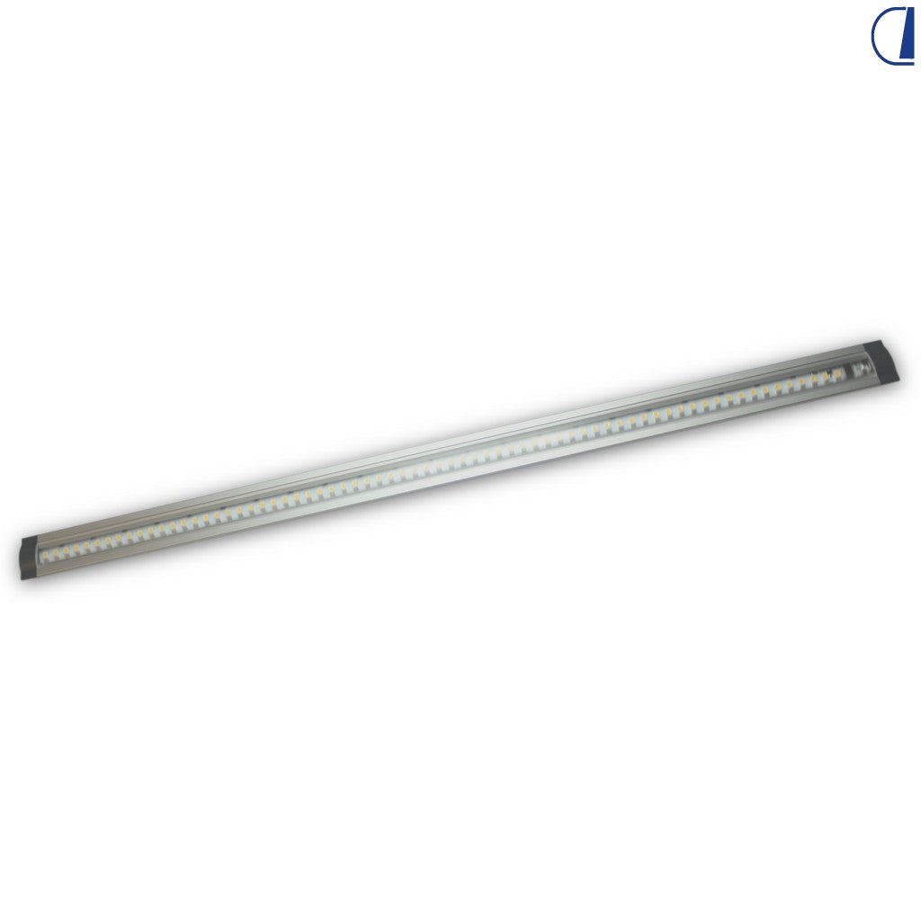 Barra LED da giorno in alluminio per camper, montaggio a 45°