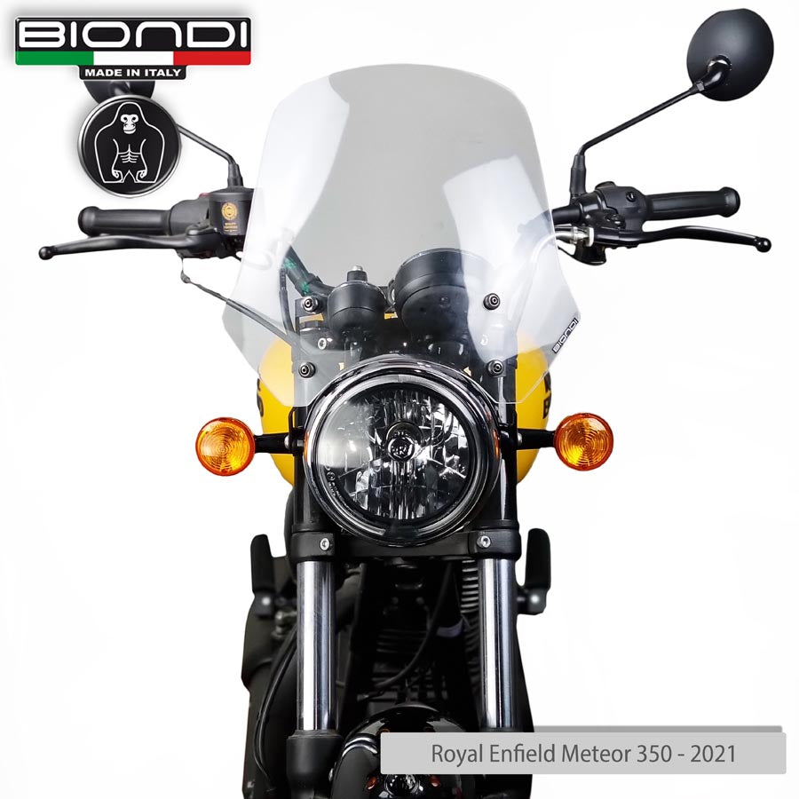 Biondi Cupolino Touring Trasparente Royal Enfield Meteor 350, Interceptor 650, Continental GT 650, Super Meteor 650