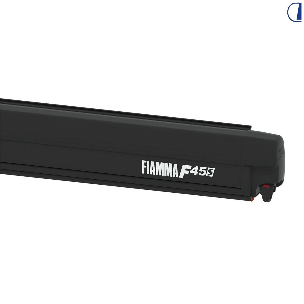 Fiamma Tendalino F45s 190 cm Deep Black cassonetto Royal Grey