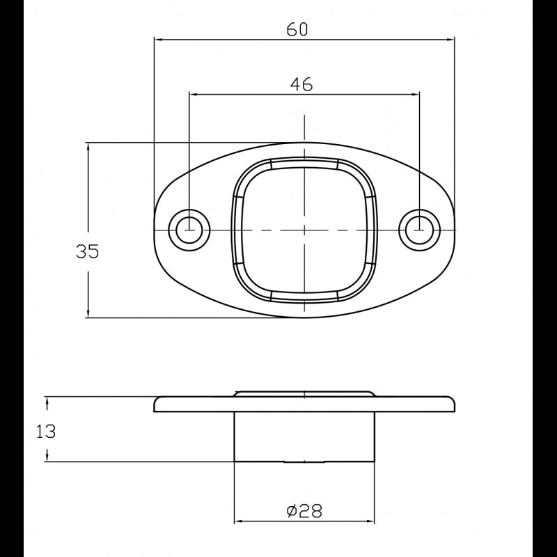 Marine Town Nautica Fermaporta Inox 316 Nord 0207663P