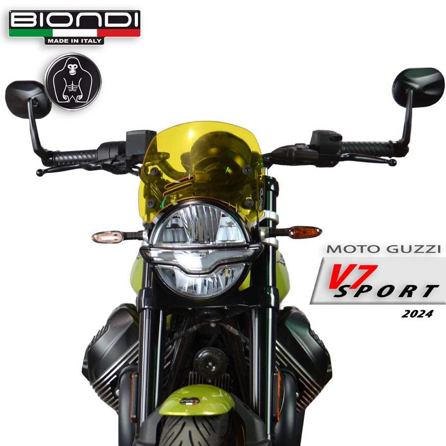 Biondi Cupolino Caffè Giallo Moto Guzzi V7 III/IV, V7 Sport, V9 Bobber - MPN 8010411