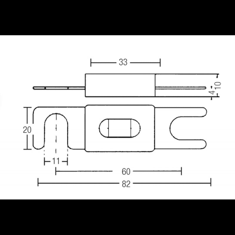 FNI Fusibile Anl 50 Ampere FT2050