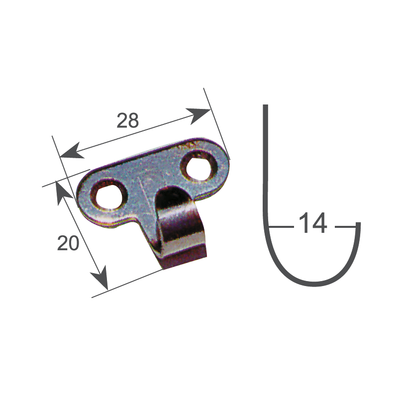 Marine Town Nautica Edelstahlhaken 8623010
