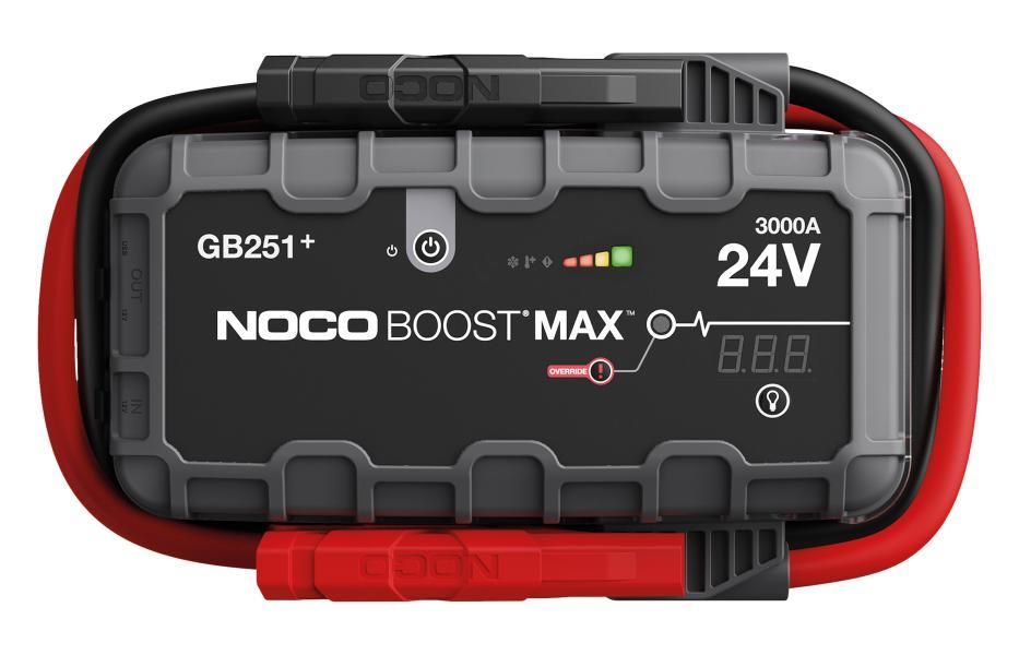 Arrancador de baterÃa de litio NOCO GB251 Boost Max de 24 V y 3000 A