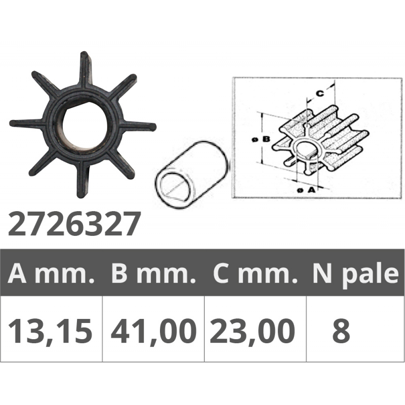 Finnord Impeller Honda 4T 5-7, 5-8-10 PS 500327