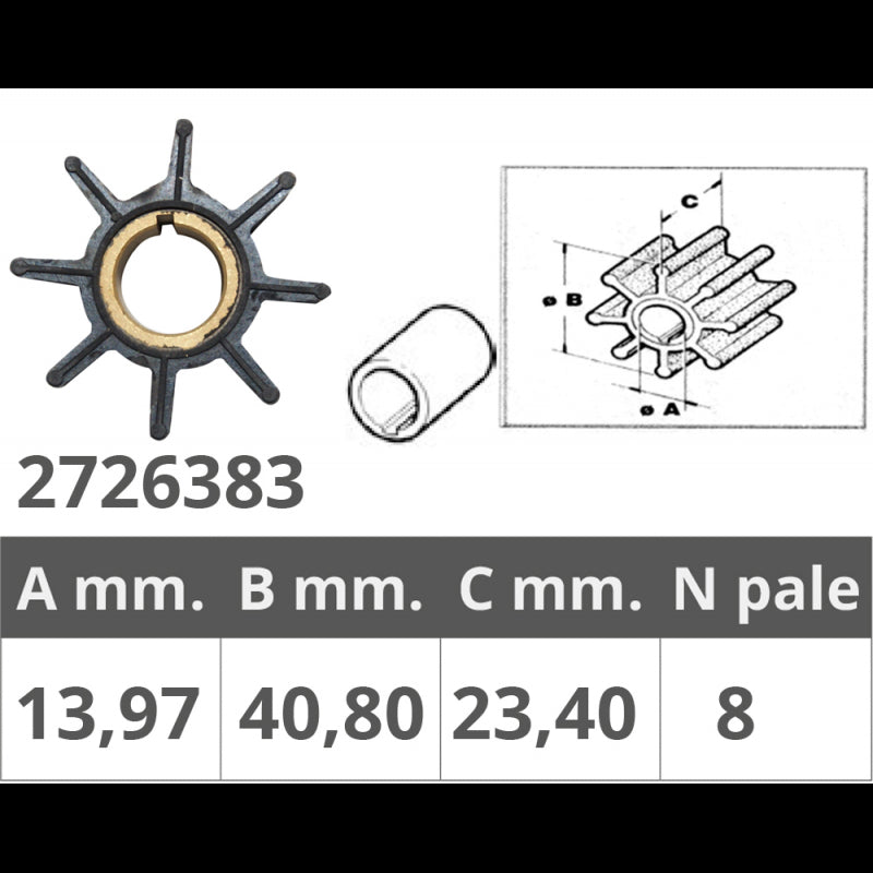 Finnord Girante Tohatsu 2/4T 9, 9-15-18 Hp 500383
