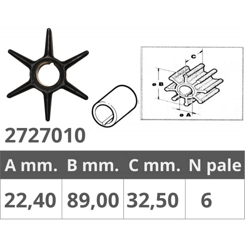 Impulsor Finnord Honda/Mariner/Mercury 500301N