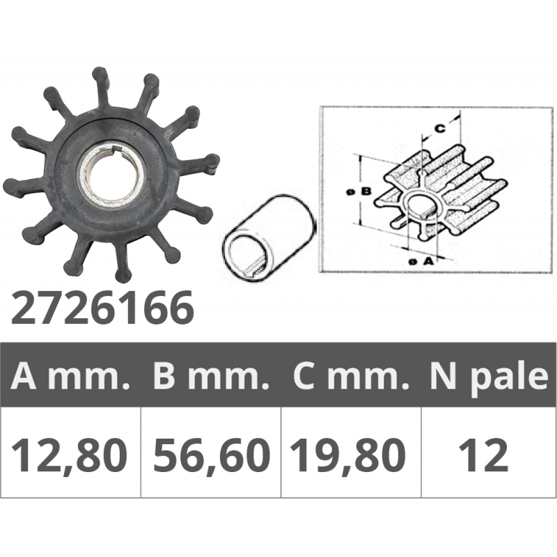 Finnord Sherwood Impeller 10077K 500166.G