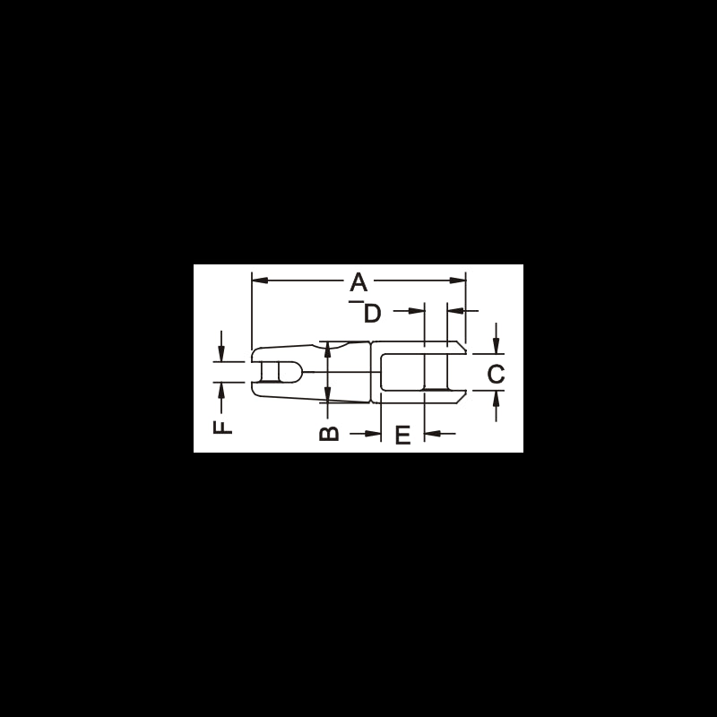 Kong Giunto Inox 316 Girevole Diametro mm 6-8 644080000KK