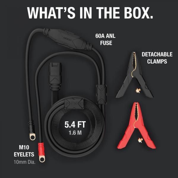 Noco PRO Battery Clamps with Eyelets for GENIUSPRO50