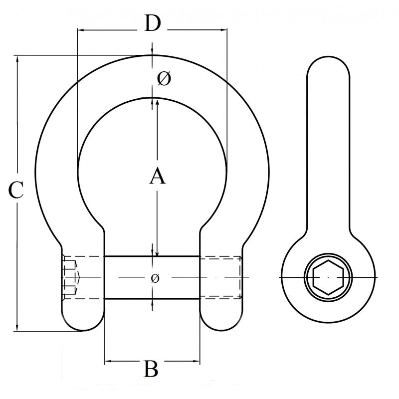 FNI Edelstahl-Zithergrill, Durchmesser 6 mm, S0125-A0006