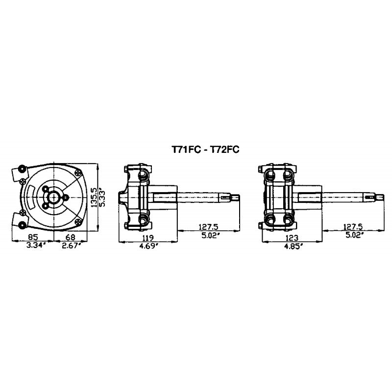 Gruppo Timoneria T 72 Fc