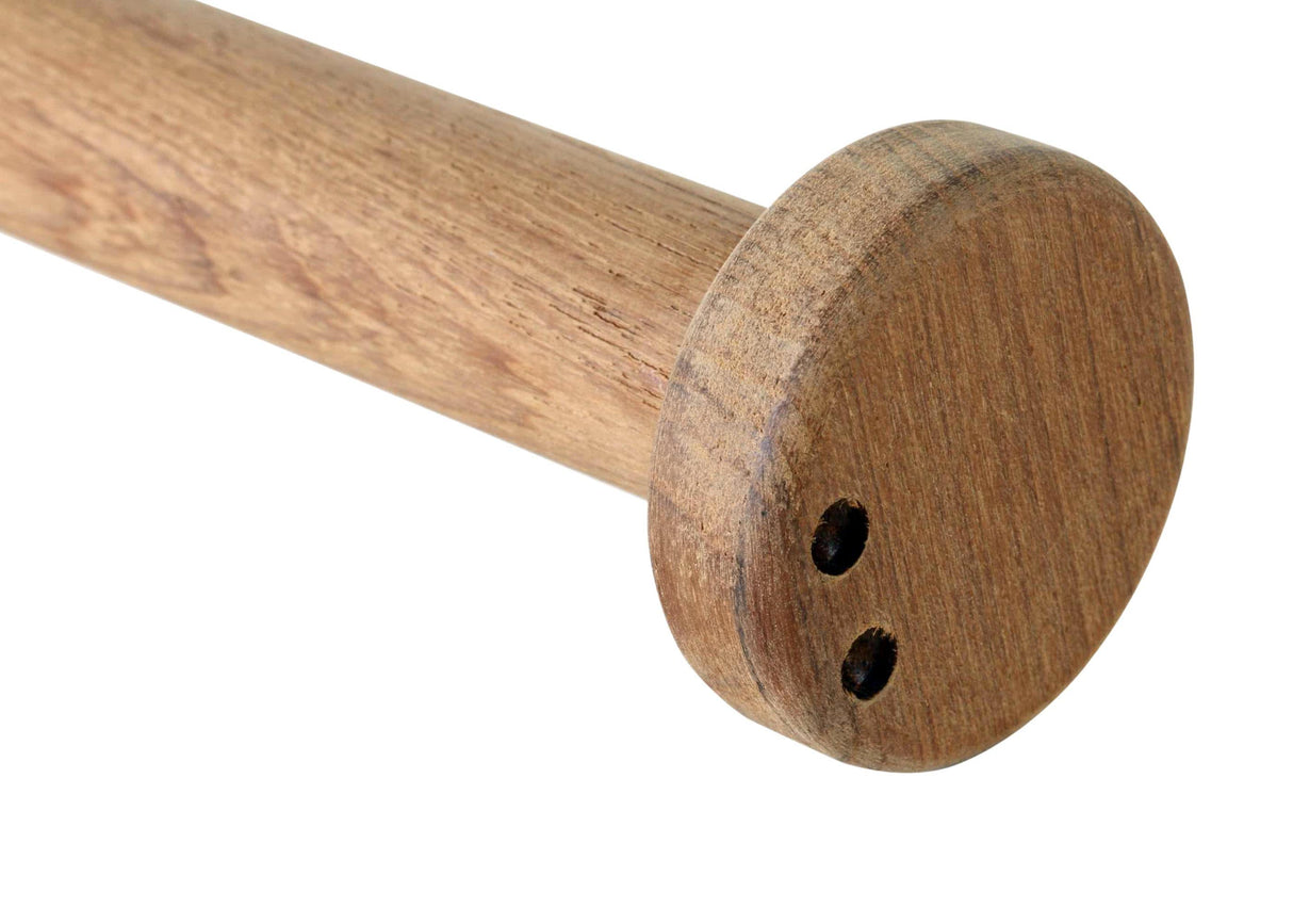 Flaria 400 mm Teak-Flaggenhalter – 16 mm Ø gerader Mast