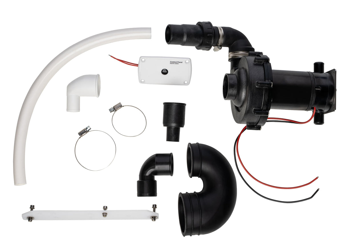 Kit pompa per WC elettrico di bordo ELEGANCE