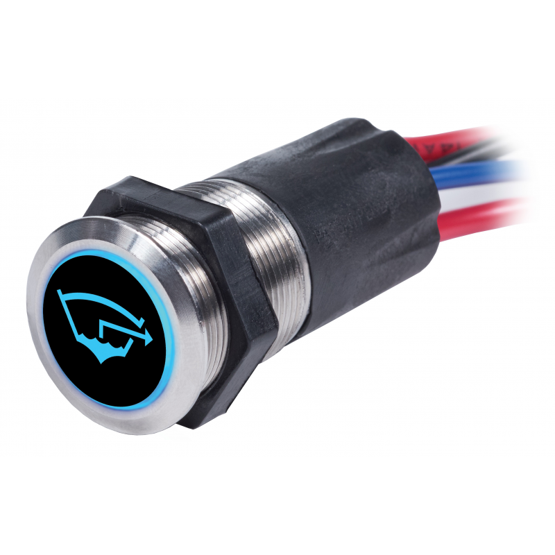 Interruptor LED de encendido y apagado azul-rojo Blue Sea 4180-BSS