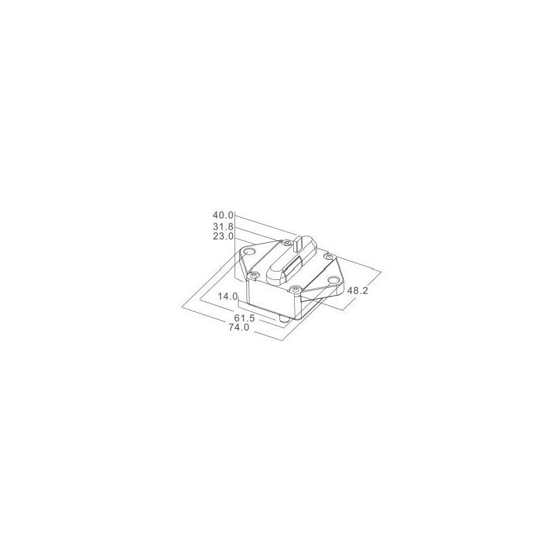 Disyuntor térmico FNI de 150 amperios HF65-150B