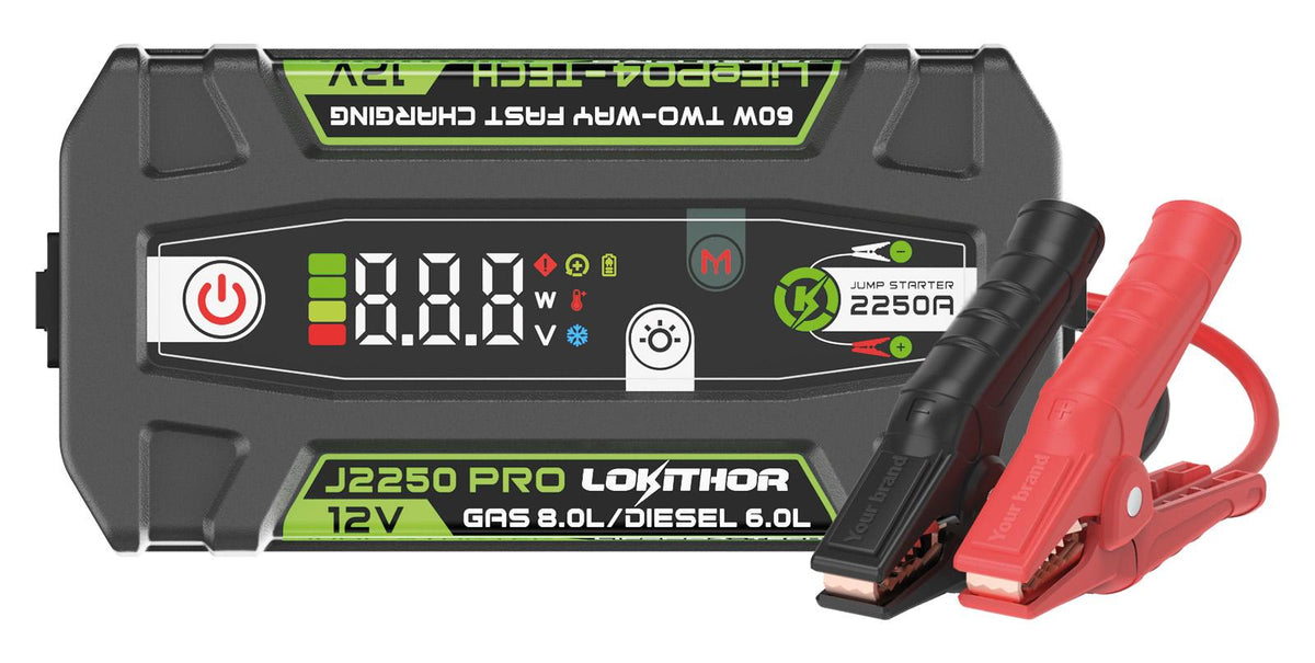 LOKITHOR Avviatore al Litio LiFePO4 12V 2250A