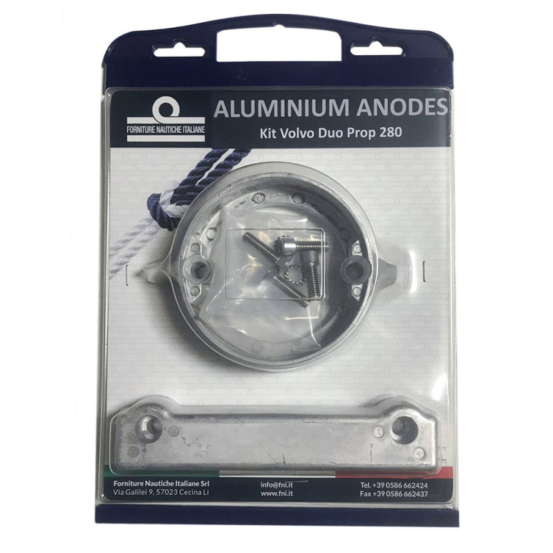 Tecnoseal Aluminium-Kit für Volvo 280 Doppelpropeller KITVOLVODP280/AL