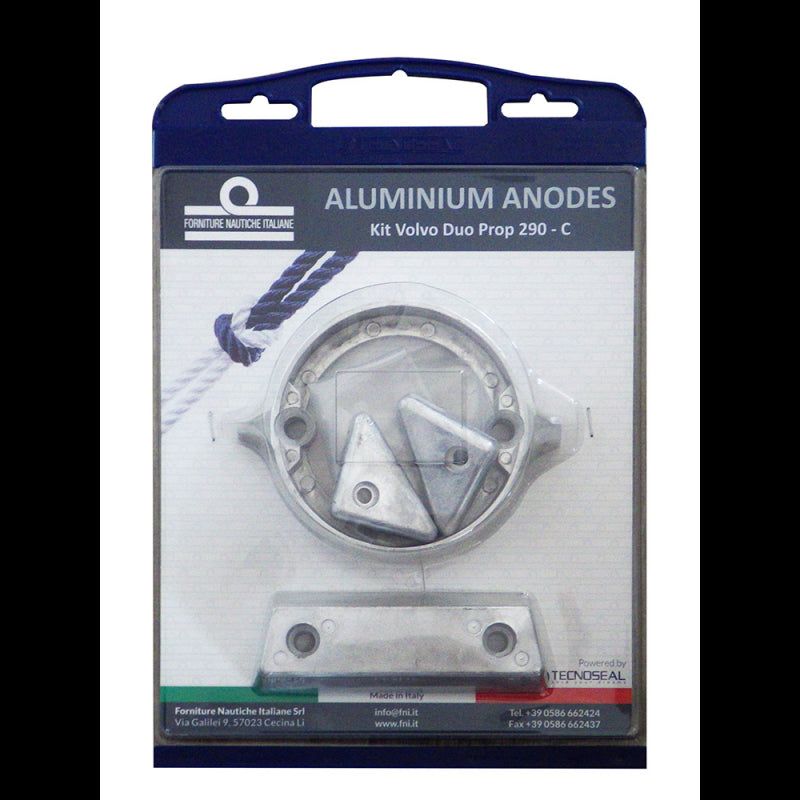 Tecnoseal Aluminium-Kit für Volvo 290C Doppelpropeller KITVOLVODP290-AL-C