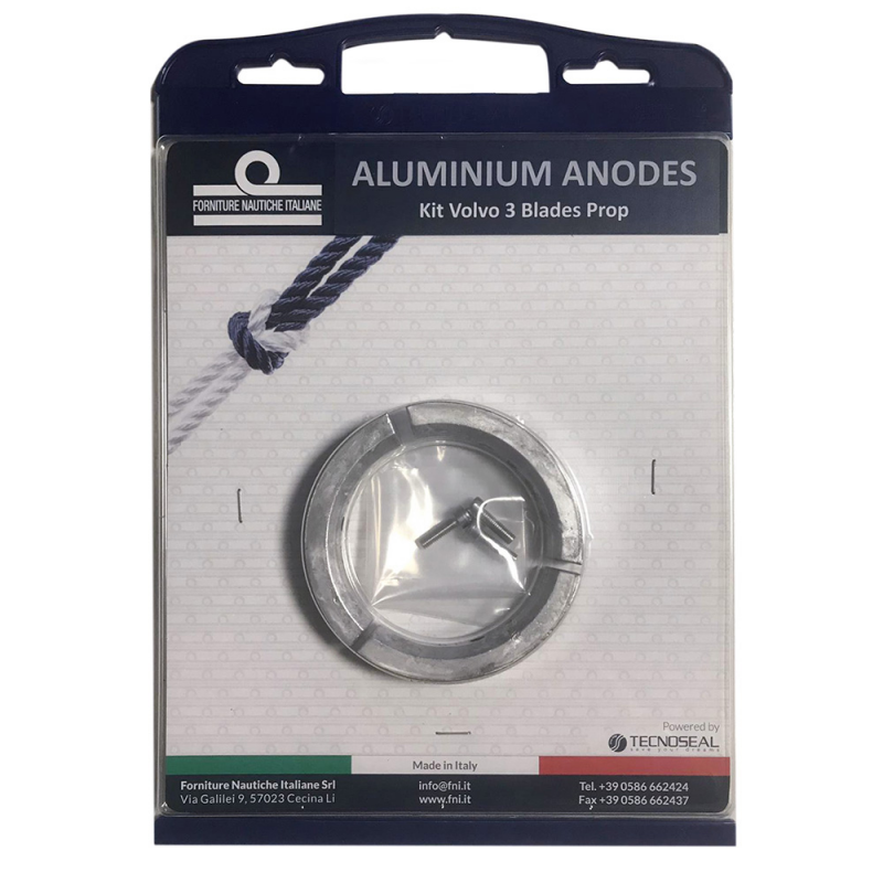 Tecnoseal Aluminium-Kit Volvo 3-Blatt-Propeller KITVOLVOELICA3PALE-AL