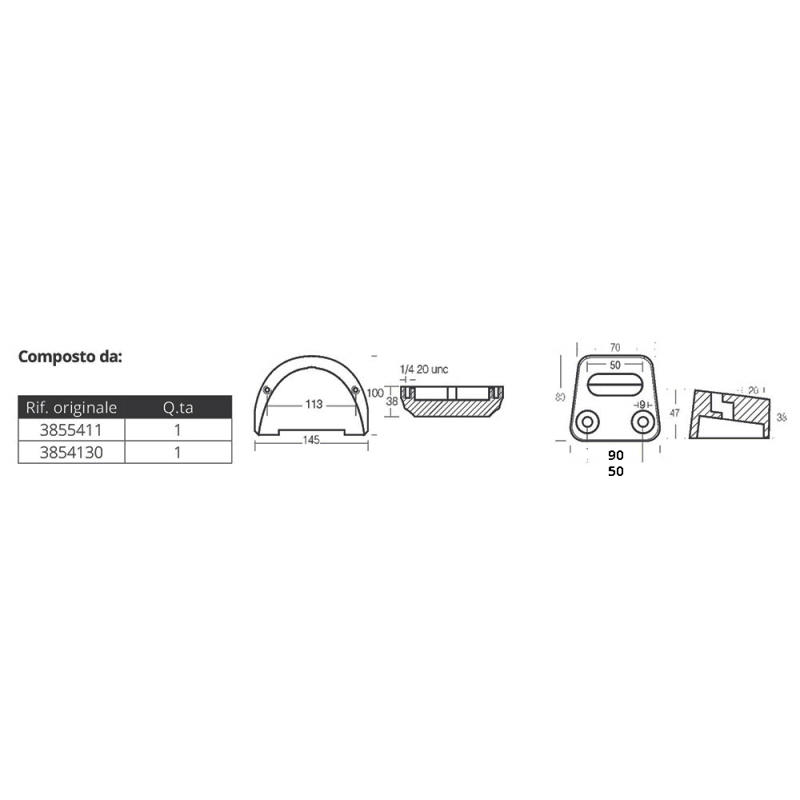Tecnoseal Kit Alluminio Volvo Sx KITVOLVOSX/AL