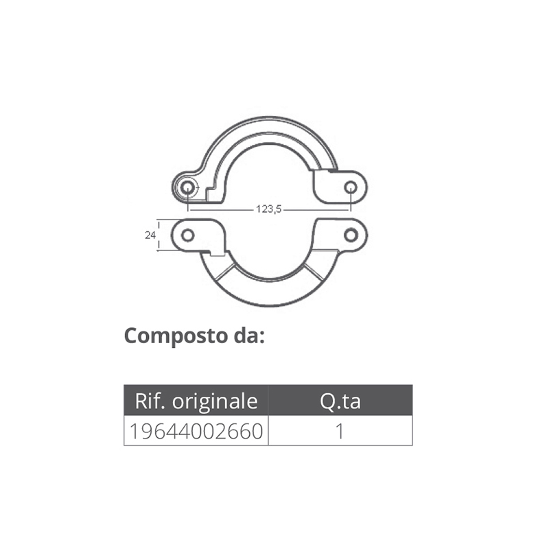 Tecnoseal Kit Allumt Yanmar Sd 20-30-31-40-50 KIT1305-1AL