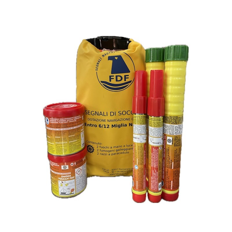 Kit de señales de emergencia FNI a 6/12 metros
