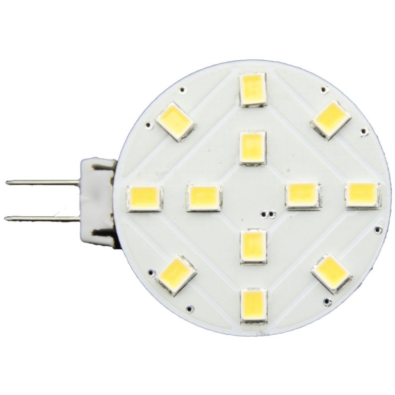 LED Concept G4 Glühbirne, 12 LEDs, 10-30 V, 04G4-12VAR-SR-WW