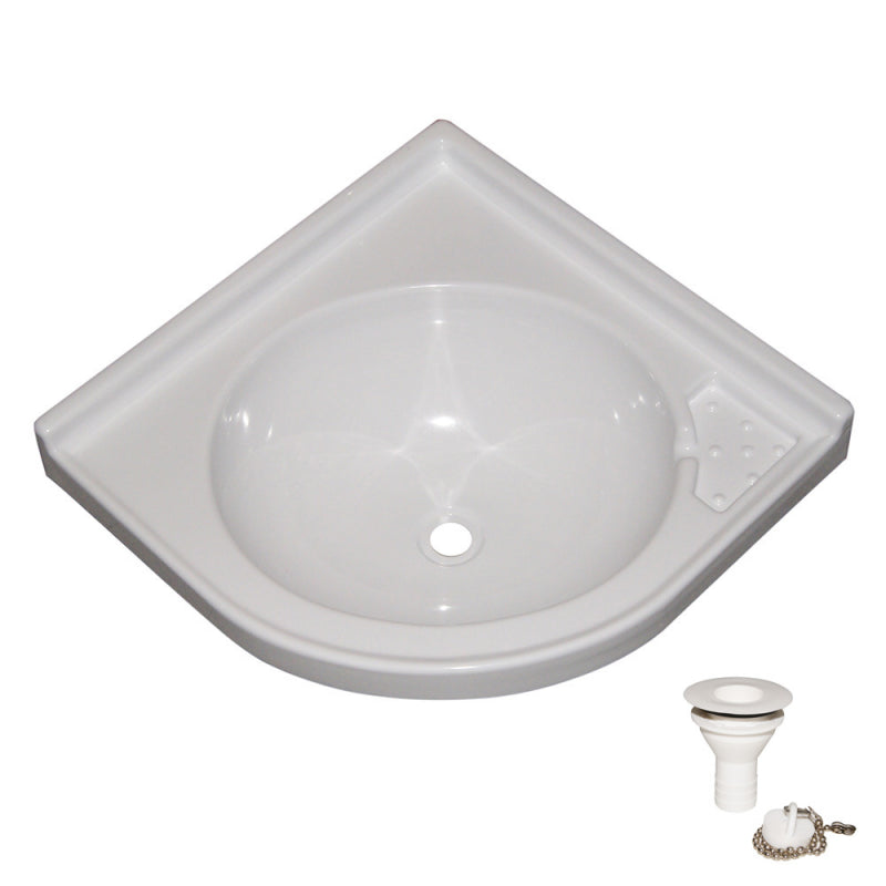 Vecam Eckspüle aus PVC 11644.01