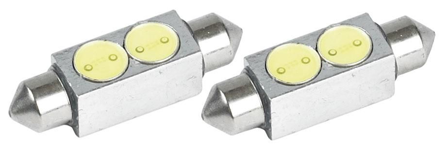 Bombillas LED de anillo 12V C5W Prisma Blanco Hielo