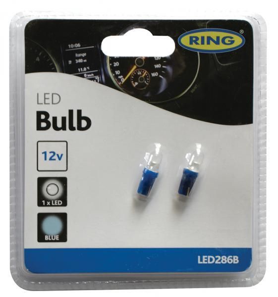 Ringförmige LED-Lampen 12V T5 Blau