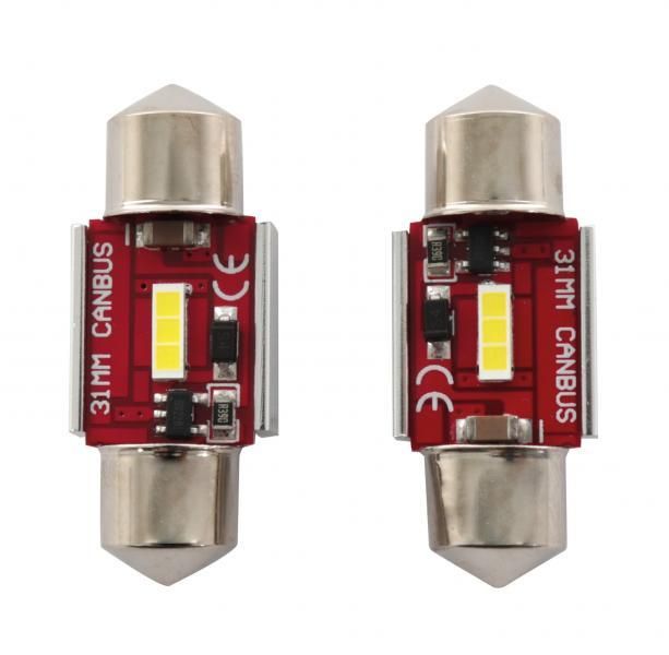 Bra Racing Lampadine led C5W 12-24V 6W 31 mm