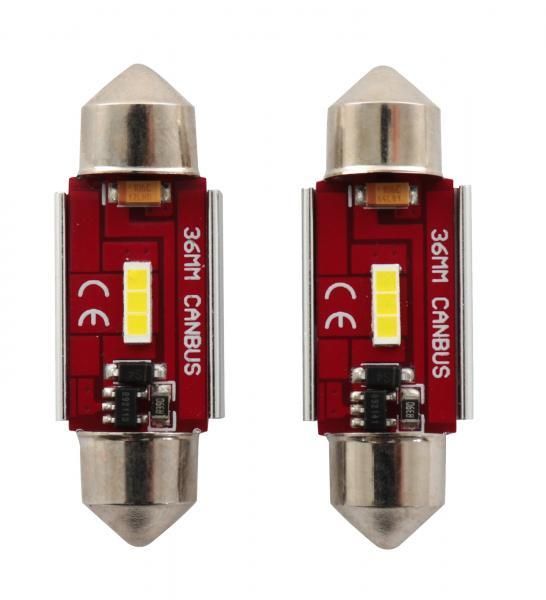 Bra Racing LED-Lampen C5W 12-24V 6W 36 mm