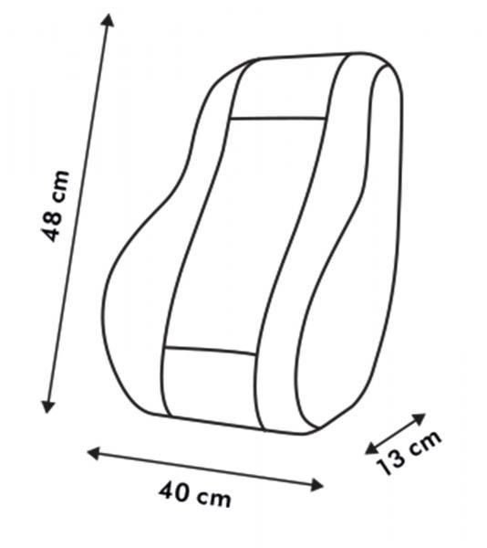 Momo Supporto lombare Ergon nero/carbon