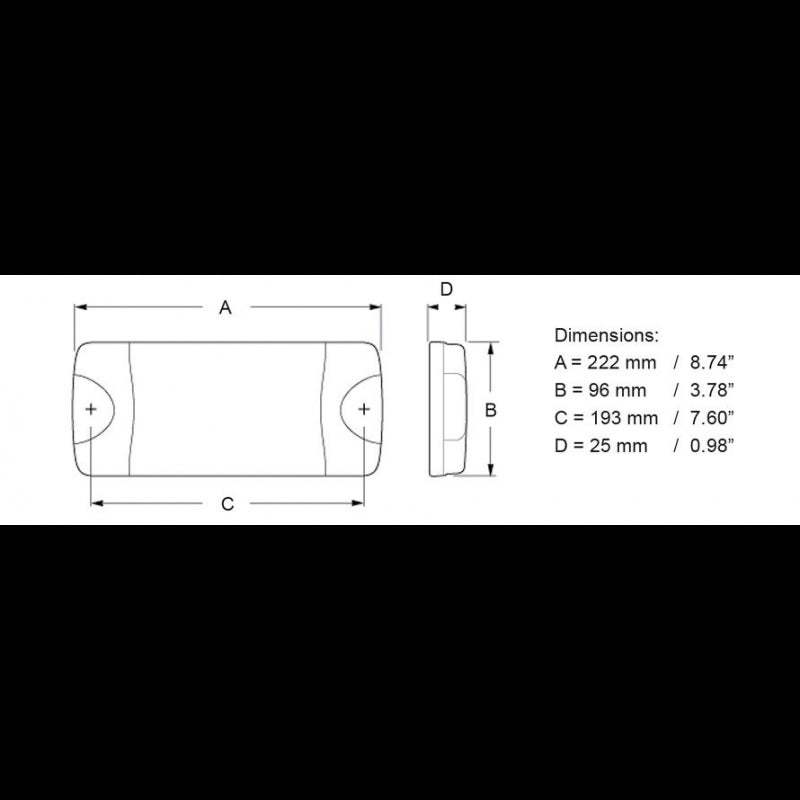 Hella Marine Luce Duraled 50 Bianca nautica 2JA 980 629-001