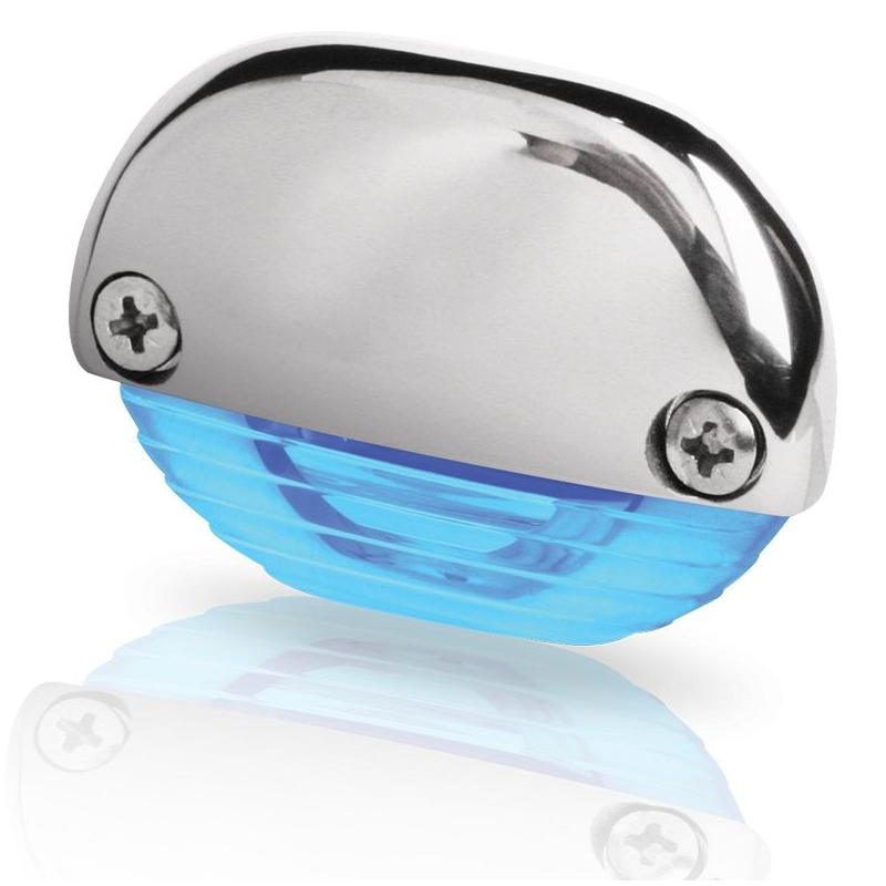Hella Marine Luce Cortesia Blu - Cromato nautica 2JA 958 126-101