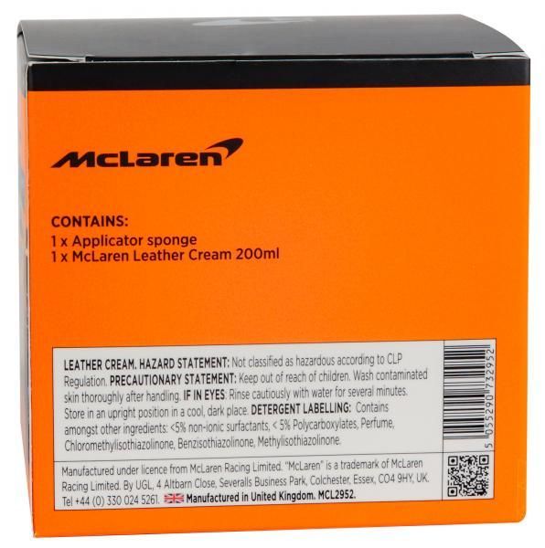 Mclaren Leather Cream crema pelle sedili auto 250 mL