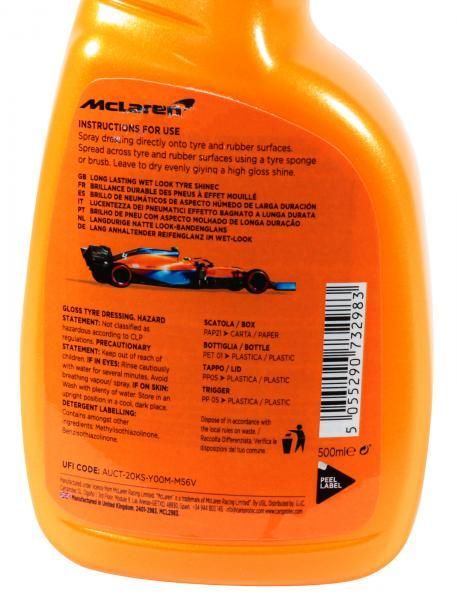 Abrillantador de neumáticos McLaren Gloss 500 ml