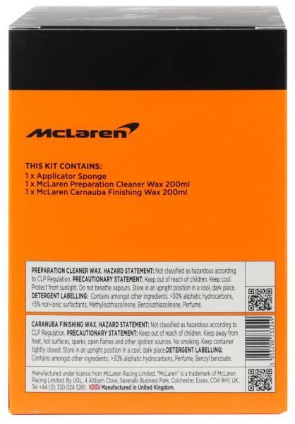 Mclaren Paste Wax Kit cera auto in pasta