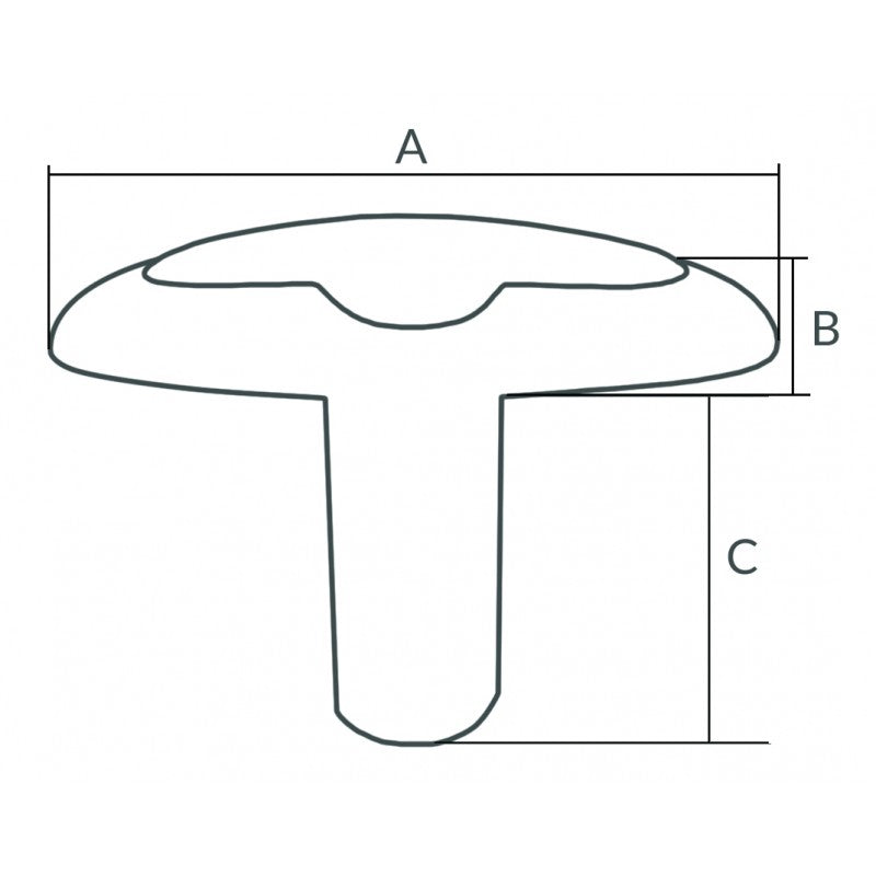 Cornamusa retráctil de acero inoxidable FNI 03453871