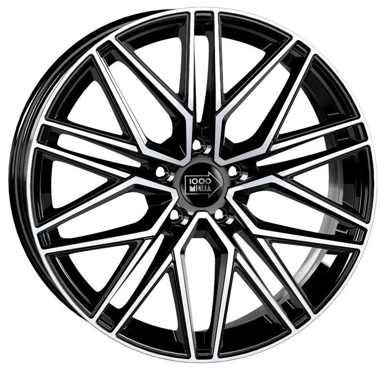 Cerchio in lega mod. MM1023 Black Polished 8,5x20 / 5 fori / PCD 112 / ET 45 / foro centrale 66,5