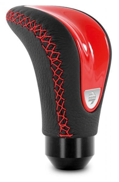 Pomo de cambio Momo Combat Evo negro/rojo