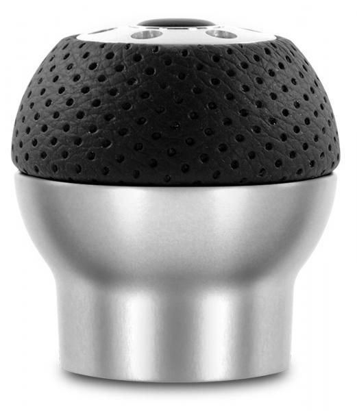 Pomo de cambio de marchas Momo Race Airleather de aluminio con jeringa
