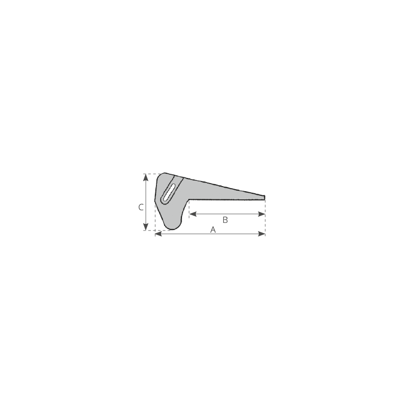 FNI Musone Di Prua Inox mm 380 03464201