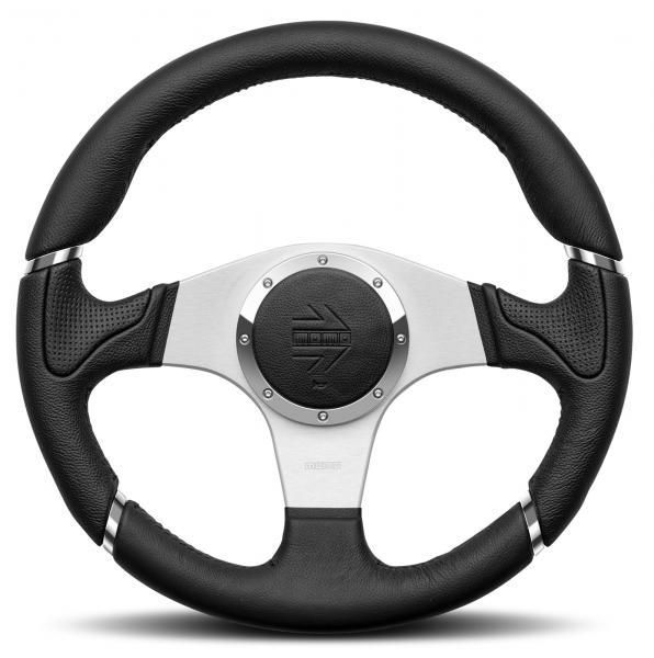 Momo Volante Millenium nero/argento 320 mm