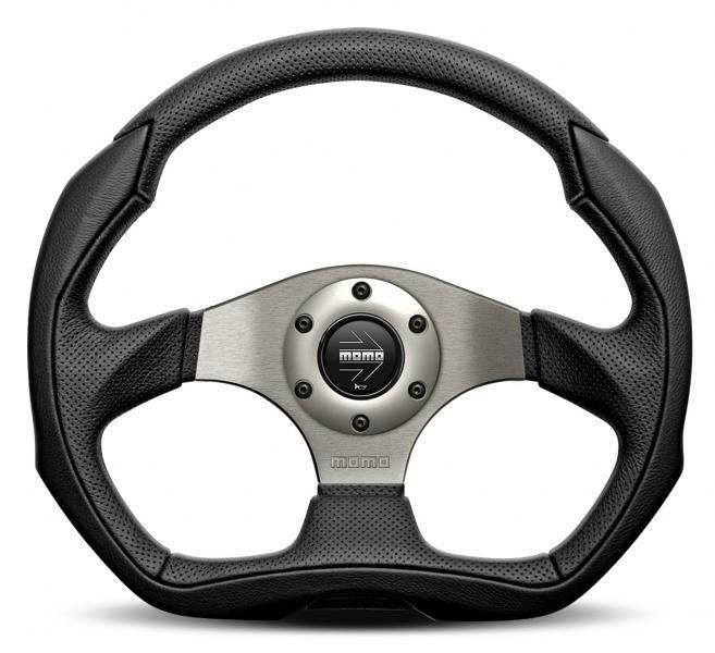 Momo Volante Eagle nero/antracite 350 mm