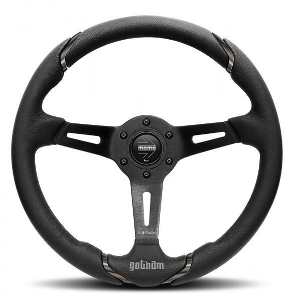 Volante Momo Gotham Negro 350 mm