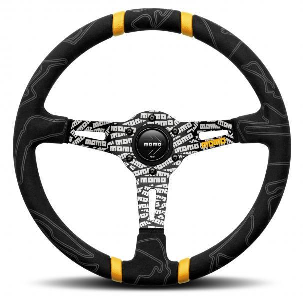 Momo Volante Ultra nero/giallo 350 mm